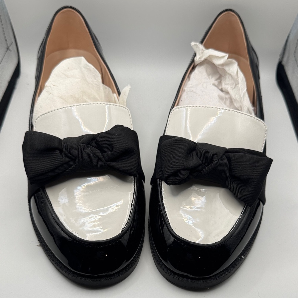 Bandolino Black and White Loafers - Picture 2 of 5